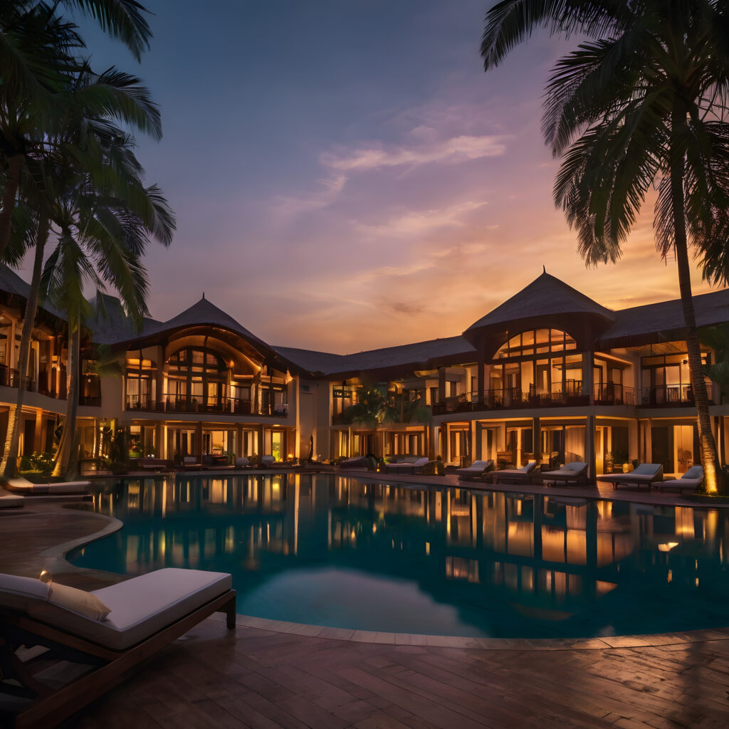 hotel-with-palm-trees-pool-with-palm-tree-background